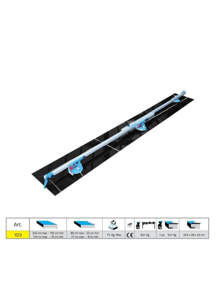 Sollevatore kera-lift completo 340x100 cm Sigma 001d3