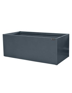 Fioriera rialzata in acciaio zincato 100x200x76 h Zipper zi-hbt206