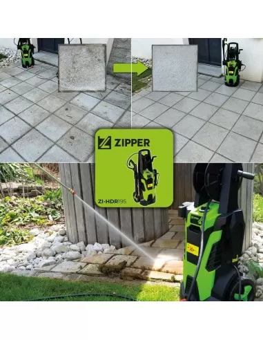 Idropulitrice elettrica 195 bar 390 l/h 2300 w 230v Zipper zi-hdr195