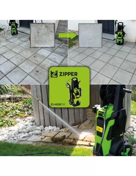 Idropulitrice elettrica 195 bar 390 l/h 2300 w 230v Zipper zi-hdr195