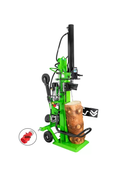Spaccalegna verticale 400 v+pto 22 ton 5100 w Zipper zi-hs22ez