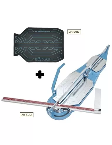 1 - Tagliapiastrelle Sigma 4du cm103 incisione trazione + tappetino per mosaico 64b2