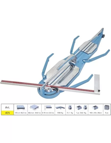 2 - Tagliapiastrelle Sigma 4en cm125 incisione a spinta+valigia tela con ruote 43e2 2 - Tagliapiastrelle Sigma 4en cm125 incisione a spinta+valigia tela con ruote 43e2