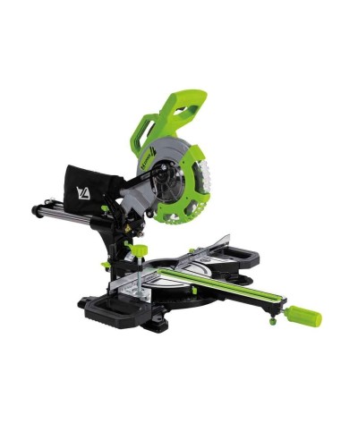 Troncatrice radiale legno alluminio plastica 1700w 120mm Zipper zi-kgs210ds