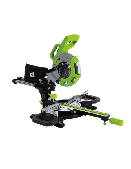 1 - Troncatrice radiale legno alluminio plastica 1700w 120mm Zipper zi-kgs210ds