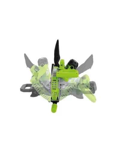 4 - Troncatrice radiale legno alluminio plastica 1700w 120mm Zipper zi-kgs210ds