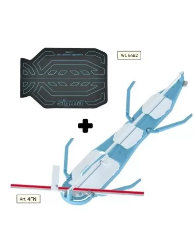 1 - Tagliapiastrelle Sigma 4fn cm155 incisione a spinta + tappetino per mosaico 64b2