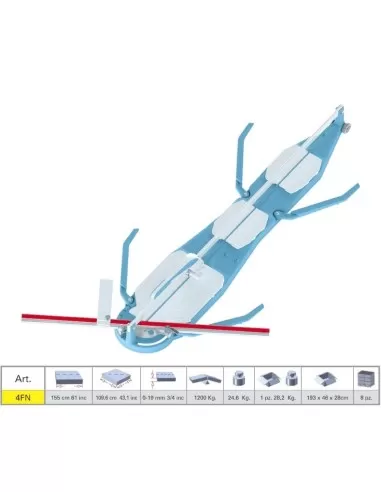 2 - Tagliapiastrelle Sigma 4fn cm155 incisione a spinta + tappetino per mosaico 64b2