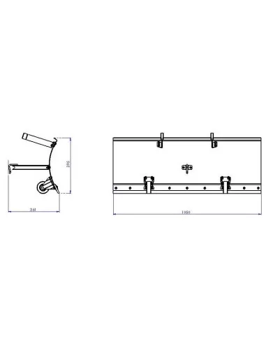 7 - Spazzatrice a scoppio 3600 w 173 cc Zipper zi-km1000