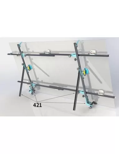 4 - Sollevatore 1a6 Sigma kera-lift completo 340x160 cm + kit carrello 421