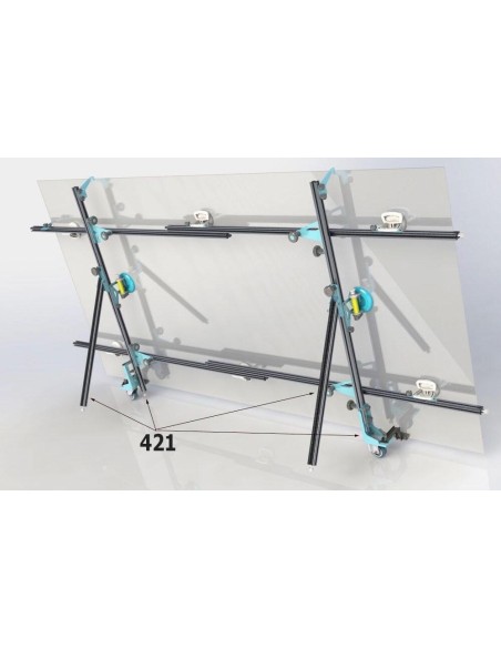 Sollevatore 1a6 Sigma kera-lift completo 340x160 cm + kit carrello 421