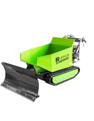 1 - Motocarriola cingolata a benzinaá302cc 500 kg Zipper zi-md500hst