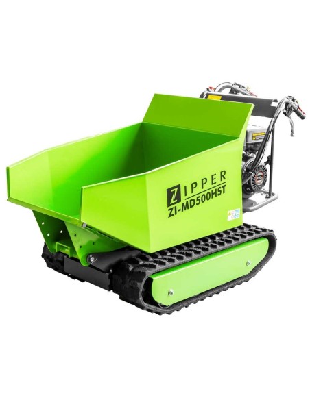 2 - Motocarriola cingolata a benzinaá302cc 500 kg Zipper zi-md500hst