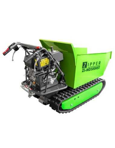 3 - Motocarriola cingolata a benzinaá302cc 500 kg Zipper zi-md500hst
