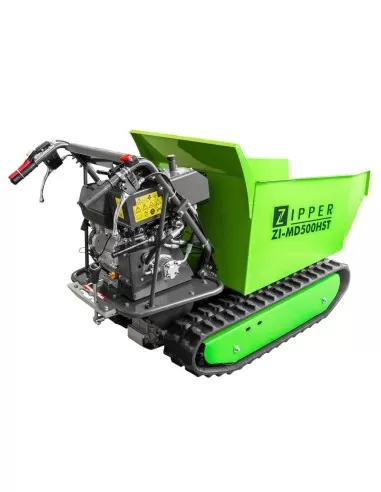 3 - Motocarriola cingolata a benzinaá302cc 500 kg Zipper zi-md500hst