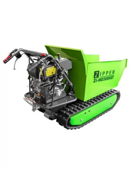 3 - Motocarriola cingolata a benzinaá302cc 500 kg Zipper zi-md500hst