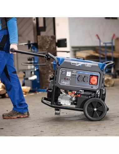 3 - Generatore di corrente start elettrico 4 tempi 12,2hp 5500W Scheppach sg7100x