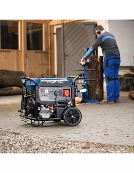 4 - Generatore di corrente start elettrico 4 tempi 12,2hp 5500W Scheppach sg7100x