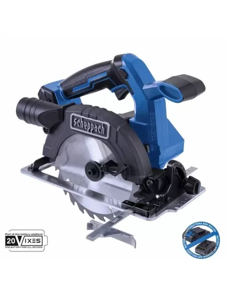 1 - Sega circolare brushless 20v 165mm senza batteria ixes Scheppach bc-hcs165-x