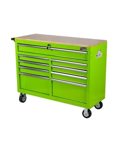 1 - Cassettiera e banco mobile da officina 9 cassetti Zipper zi-ws9f