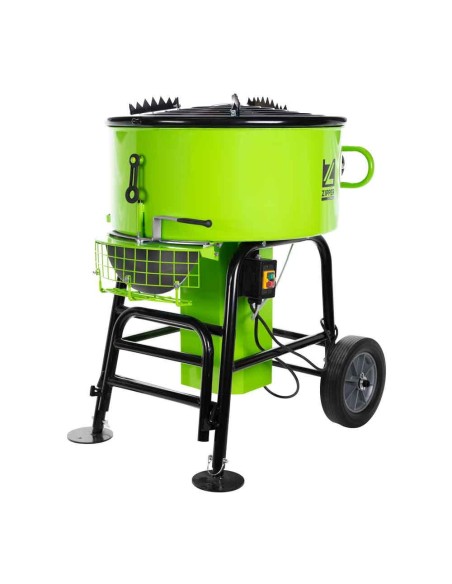 1 - Miscelatore per malta ad azione forzata 120 l 1100 w Zipper zi-zwm120