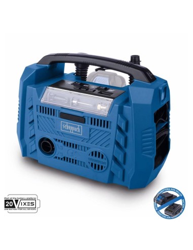 Compressore compatto mobile 10.3 bar ixes Scheppach air force 6