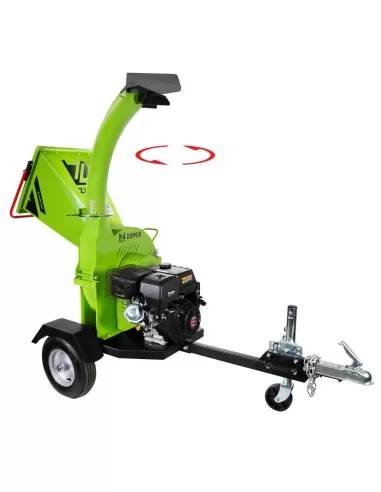 2 - Biotrituratore a scoppio Zipper zi-haek1500 9000w taglio 120mm