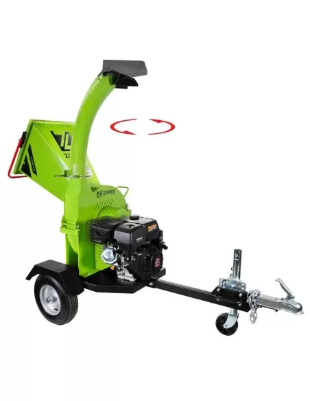 2 - Biotrituratore a scoppio Zipper zi-haek1500 9000w taglio 120mm