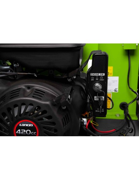 Biotrituratore a scoppio Zipper zi-haek1500 9000w taglio 120mm