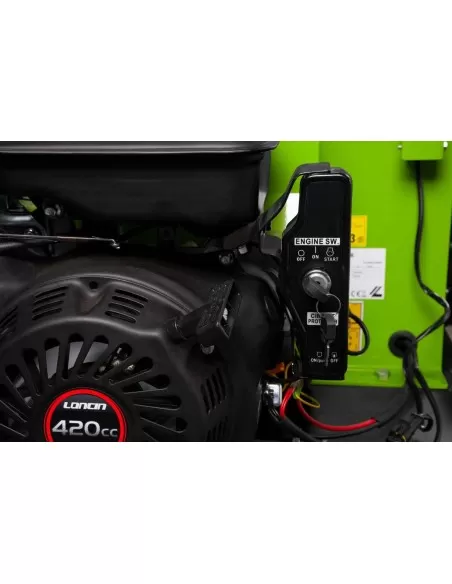 5 - Biotrituratore a scoppio Zipper zi-haek1500 9000w taglio 120mm