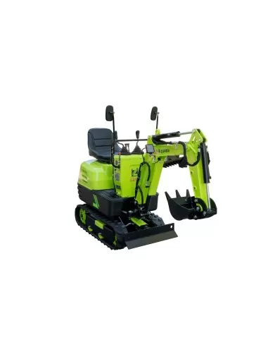 4 - Mini escavatore Zipper zi-mbgs600 compatto 5q con accessori