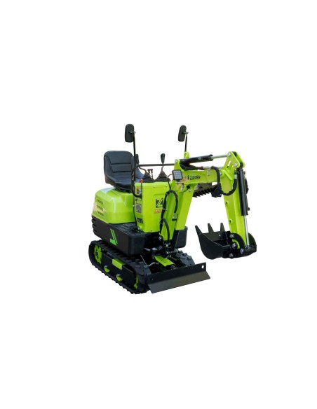 Mini escavatore Zipper zi-mbgs600 compatto 5q con accessori