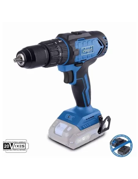 1 - Trapano a percussione 20v senza batteria ixes Scheppach c-cd45-x