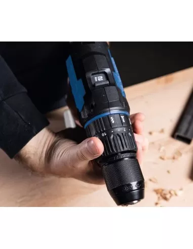 8 - Trapano a percussione 20v senza batteria ixes Scheppach c-cd45-x