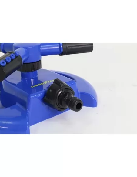 2 - Irrigatore da giardino 3 braccia raggio d'azione fino a 13,5 m GOODYEAR gy10053