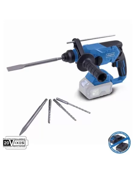 Martello tassellatore brushless 20v senza batteria ixes Scheppach bc-rhd230-x