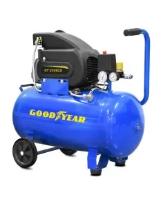 1 - Compressore aria 2 hp 50 lt 8 bar lubrificato 230 V GOODYEAR gy2508cd