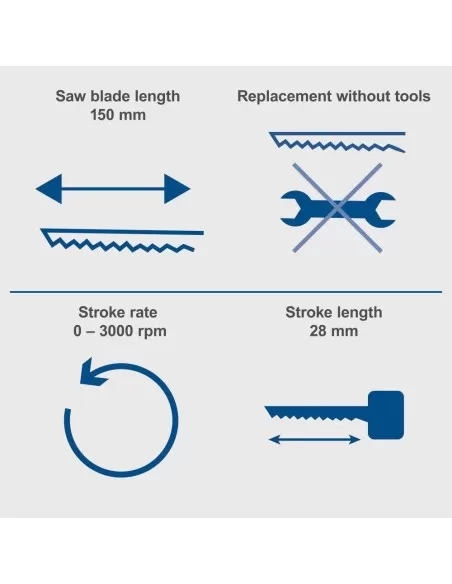 Sega a gattuccio brushless 20v senza batteria ixes Scheppach bc-rs250-x