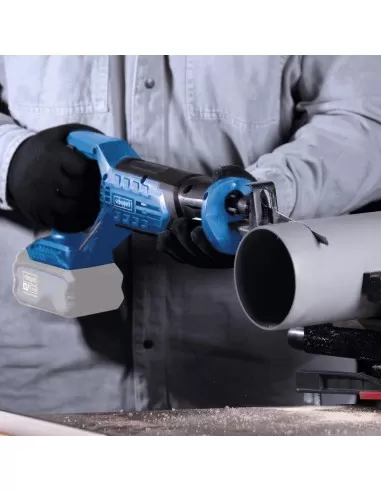 3 - Sega a gattuccio 20v senza batteria ixes Scheppach c-rs100-x