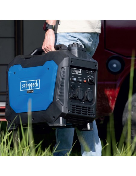 Generatore di corrente inverter portatile 3500w Scheppach sg3500i