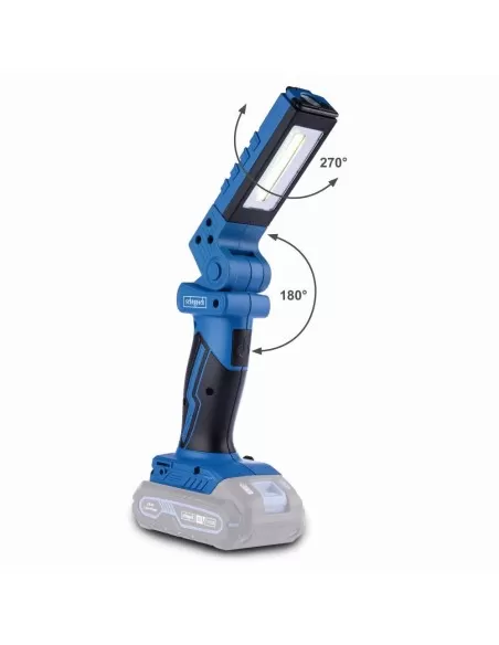 2 - Lampada da lavoro a led 300 lumen 20v senza batteria ixes Scheppach c-wl20-x
