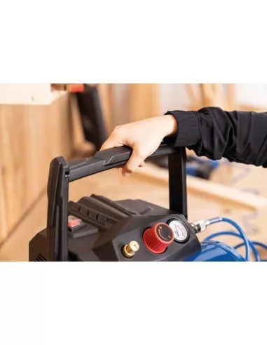 Compressore aria portatile 1.6hp 6lt 8barcon 5 accessori e tubo Scheppach hc06