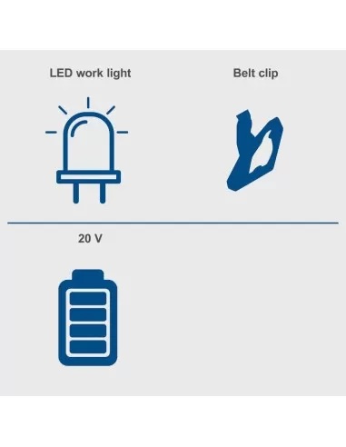Avvitatore a impulsi 1/4 20v senza batteria ixes Scheppach c-id180-x