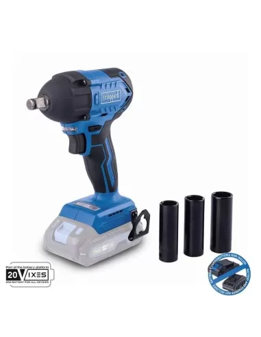 Avvitatore a impulsi 1/2 20v senza batteria ixes Scheppach bc-iw350-x