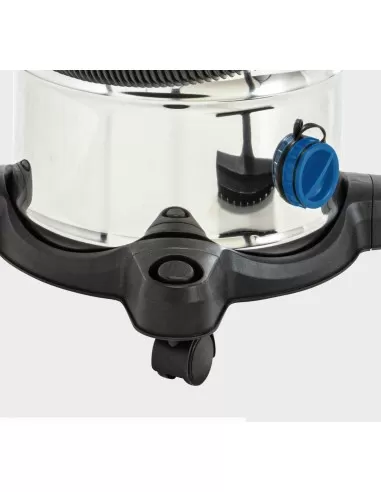 7 - Bidone aspiratutto e aspiraliquidi in inox 30lt Scheppach nts30v2