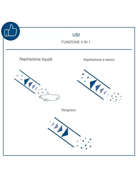 8 - Bidone aspiratutto e aspiraliquidi in inox 30lt Scheppach nts30v2