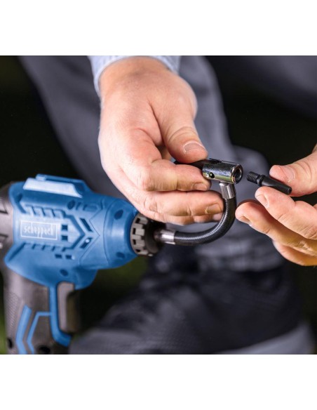 Compressore portatile 20v 7bar senza batteria ixes Scheppach c-ac20-x