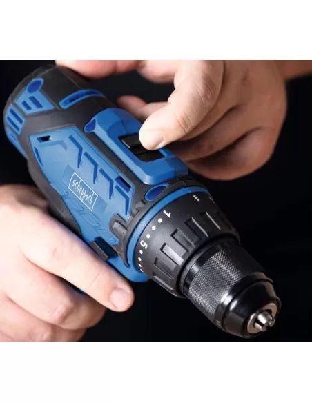 Trapano avvitatore 20v 74pz 1 batteria caricabatteria ixes Scheppach c-dtb74/1-x