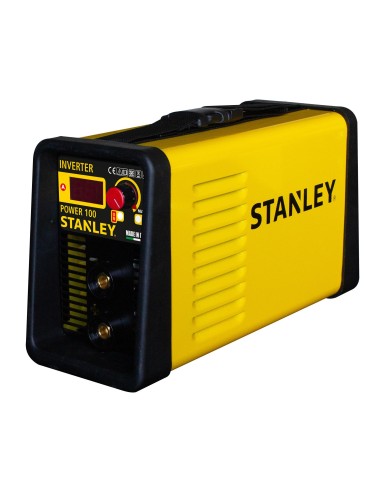 Saldatrice inverter 100Ah mma con accessori e maschera STANLEY POWER 100