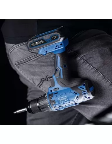 Trapano avvitatore 20v 74pz 1 batteria caricabatteria ixes Scheppach c-dtb74/1-x